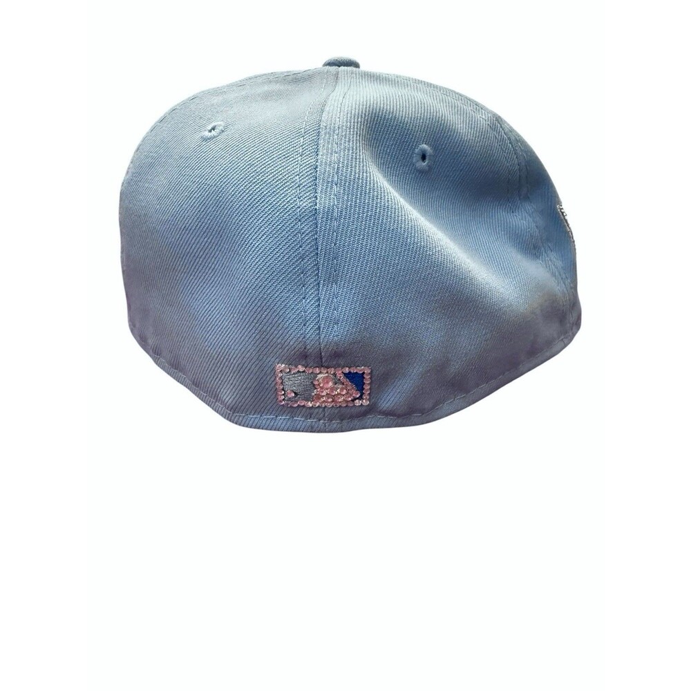 New Era LA Dodgers 59FIFTY Rhinestone World Series 2020 Hat 7 1/4 Blue - Picture 4 of 8